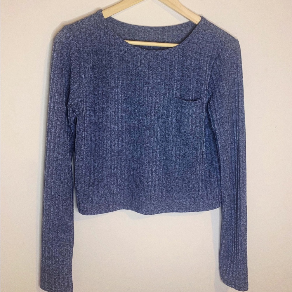 Long sleeve crop top